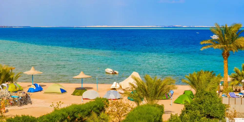 Küstenstraße zwischen Hurghada und Safaga