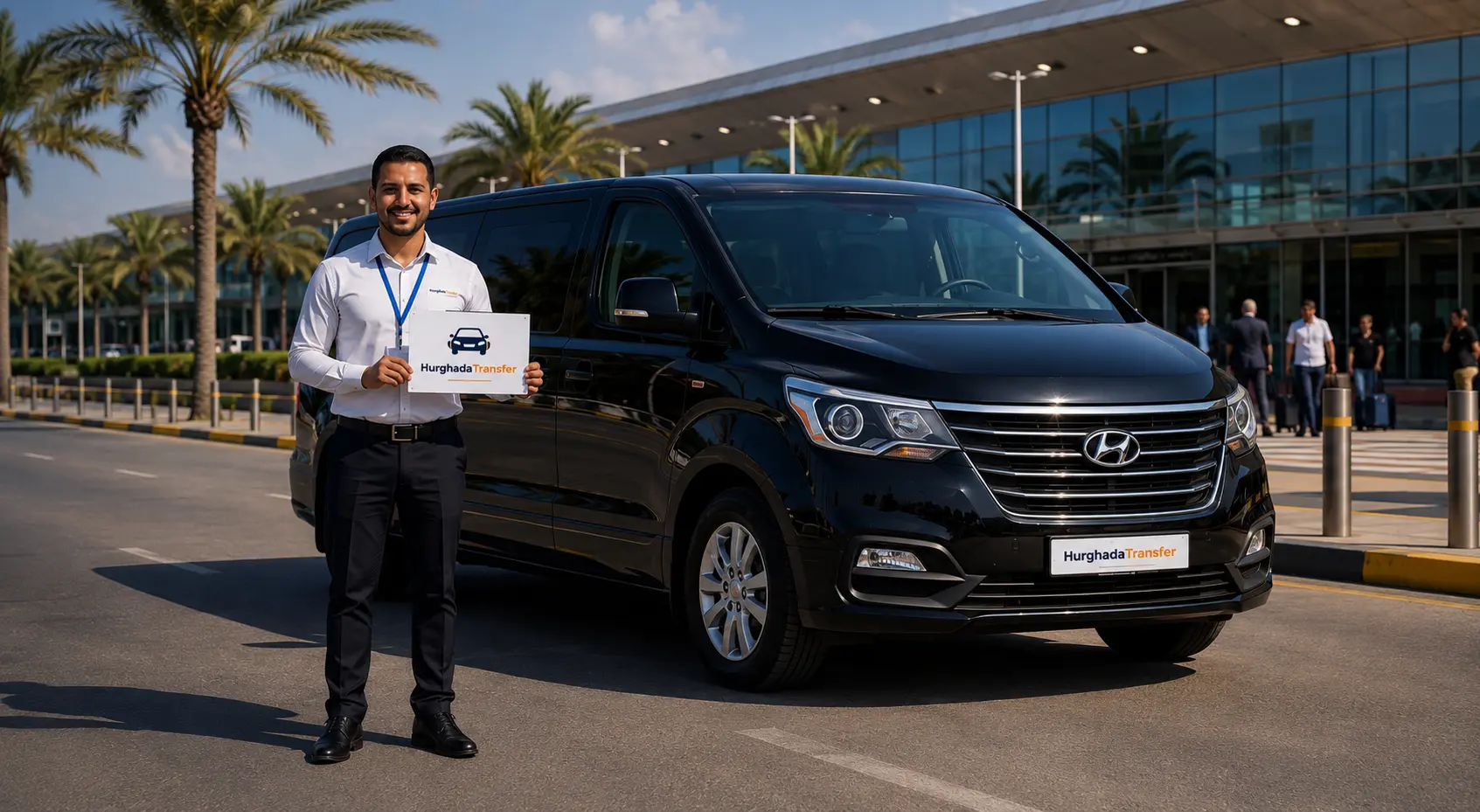 Private Hurghada Airport transfer with modern vehicle